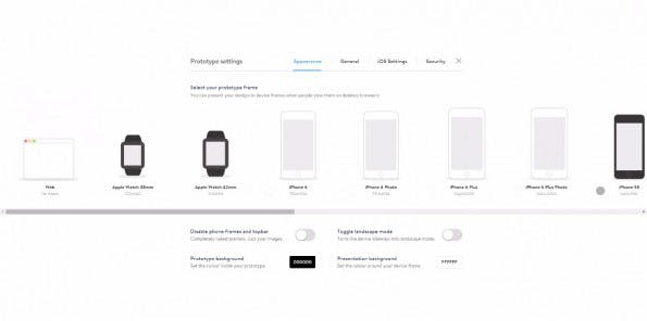 Auswahl des Devices