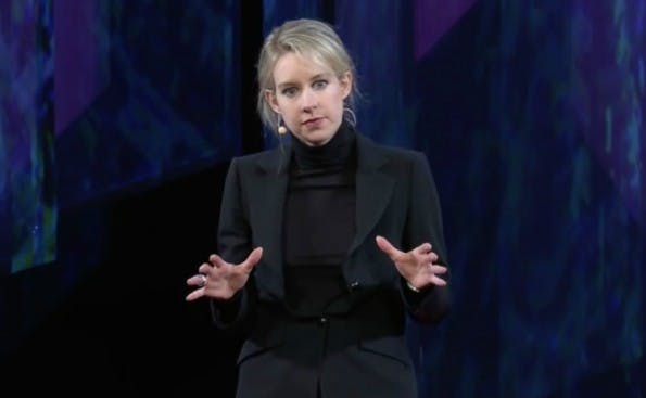 Inspirierendster Kopf des Silicon Valley 2015: Theranos-Chefin Elizabeth Holmes. (Screenshot: Tedmed/YouTube)