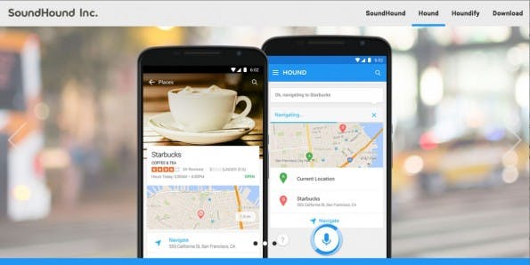 Ciao, Siri? Dank „Speech-to-Meaning“ kann SoundHounds Sprachassitenz „Hound“ auch komplizierte Fragen beantworten. (Screenshot: SoundHound.com)