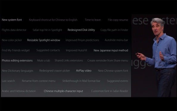 Viele Highlights von OS X „El Capitan“ wurden nur auf der Präsentation angekündigt. (Screenshot: Apple.com)