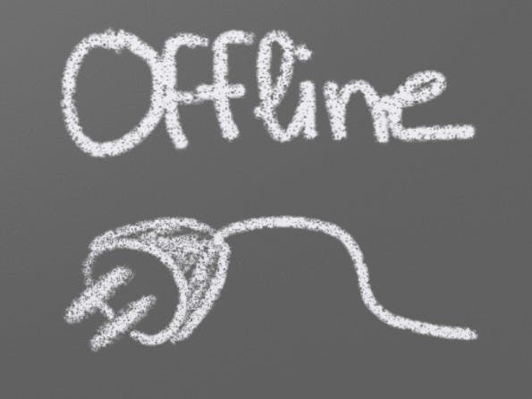 Kein Internet: Ihr könnt auch offline produktiv sein. (Grafik: Xavier Vergés / Flickr Lizenz: CC BY 2.0