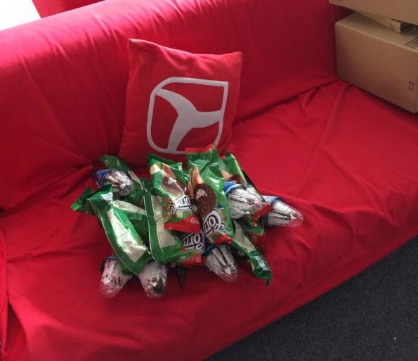 Bitte, 20 Cornetto-Eis für das Team. Bestellt mit GoButler. (Foto: t3n)