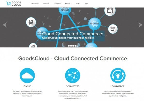 (Screenshot: GoodsCloud)