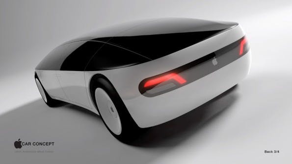 Apple Car: Könnte so ein Elektroauto aus Cupertino aussehen? (Grafik: menithings / Freelancer.com)
