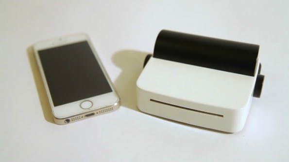 droPrinter: Dieser Mini-Drucker will zum Smartphone-Begleiter werden. (Foto: droPrinter/Kickstarter)