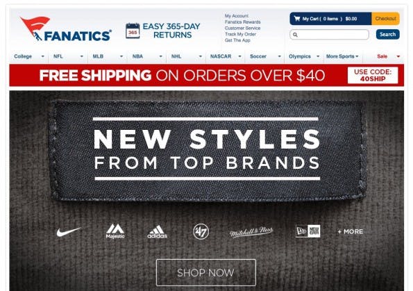(Screenshot: Fanatics)