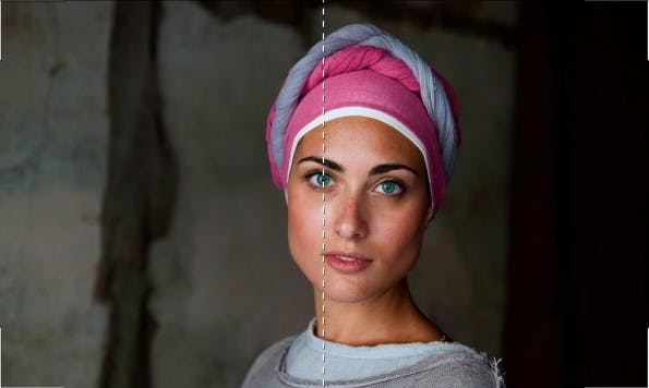 Perfekte Fotos: 7. Auge ins Zentrum. (Screenshot: Cooperative of Photography. Original: Steven McCurry)
