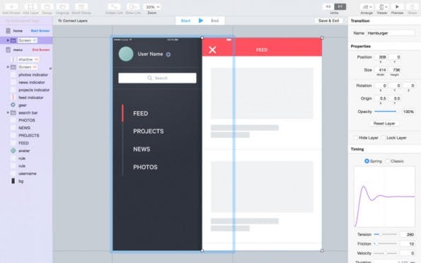 Flinto for Mac: Mit dem Tool erstellt ihr auf einfache Art und Weise interaktive Prototypen. (Screenshot: Flinto)