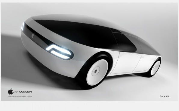 Designkonzept: So könnte das Apple Car aussehen. (Bild: menithings/Freelancer.com). Mehr Grafiken findet ihr in diesem Artikel.