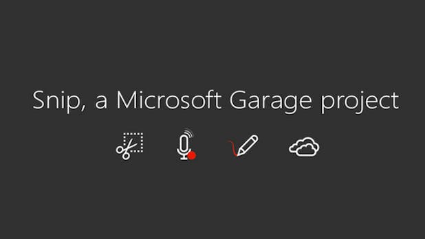 Screenshots waren gestern: Microsofts Snip bringt Animation und Sprache ins Spiel