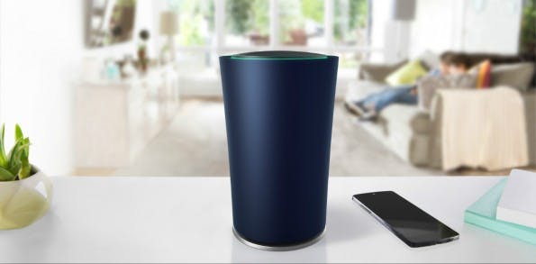 OnHub: Googles neuer Router soll einen zentralen Platz im Haus bekommen. (Foto: Google)