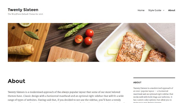 Schön schlicht: Twenty Sixteen wird das neue Standard-Theme für WordPress