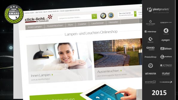 (Screenshot: Shop Usability Award)