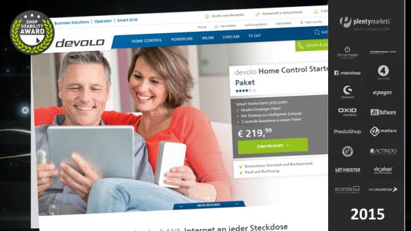 (Screenshot: Shop Usability Award)