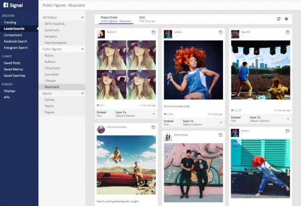 Facebook Signal: Soziales Netzwerk stellt neues Recherche-Werkzeug vor. (Screenshot: Facebook)