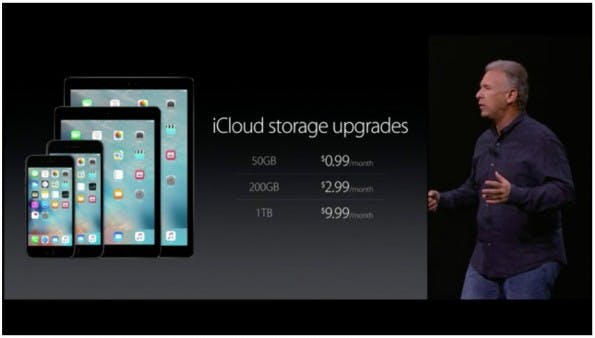 Apple verkündet neue iCloud-Preise. (Screenshot: Apple.com/t3n)