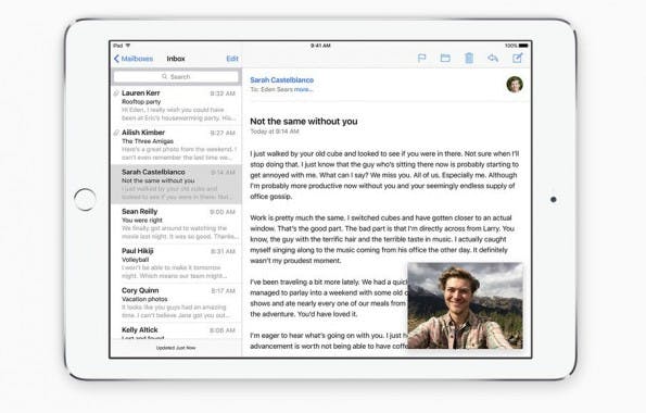 Auf dem iPad lassen sich Videos in einem kleinen Fenster betrachten. (Screenshot: Apple)