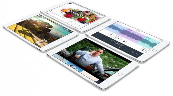 iPad Mini 4: Neuauflage wird dünner und schneller. (Grafik: Apple)