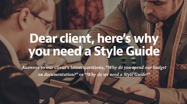 4 Gründe für einen Style-Guide (… euer Team wird es euch danken)