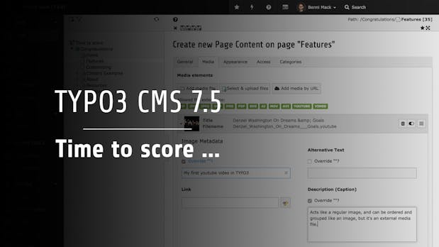 TYPO3 CMS 7.5: Das ist neu