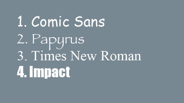 Fiese Fonts: Die Stories hinter den unbeliebtesten Schriftarten der Welt