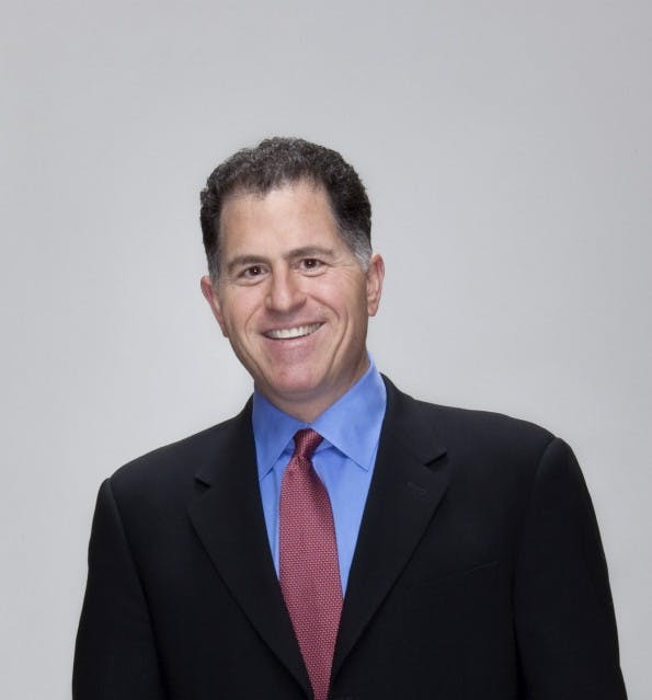 Hat gut Lachen: Michael Dell steht vor der milliardenschweren Übernahme von EMC. (Foto: Dell)