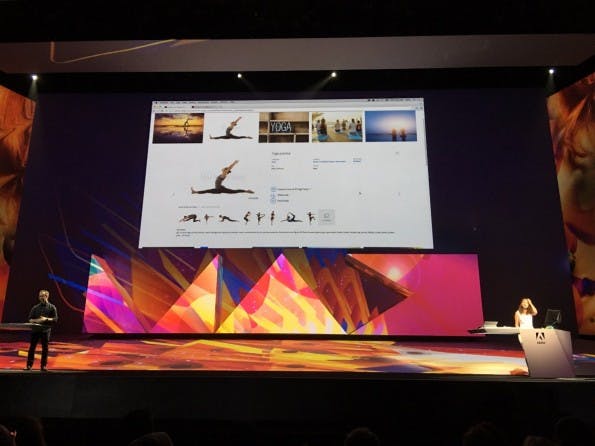 Die Direktanbindung an den hauseigenen Bilderdienst Adobe Stock soll Zeit sparen. (Foto: t3n)