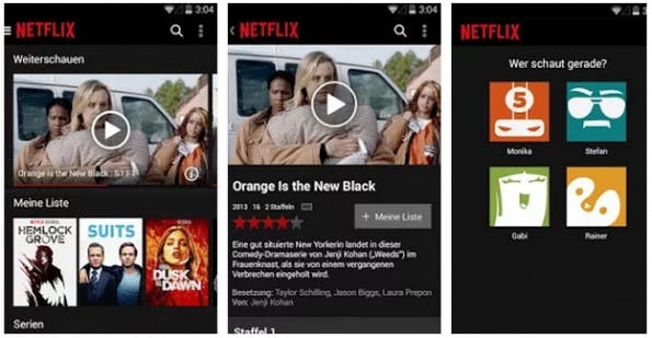 Nicht nur Netflix bietet Chromecast-Unterstützung. (Screenshot: Google-Play-Store)
