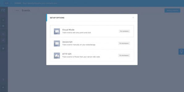 Marketing-Automation: Dank „Visual Mode“ sollen auch technisch weniger versierte Marketer mit Route zurechtkommen. (Screenshot: Route.to)