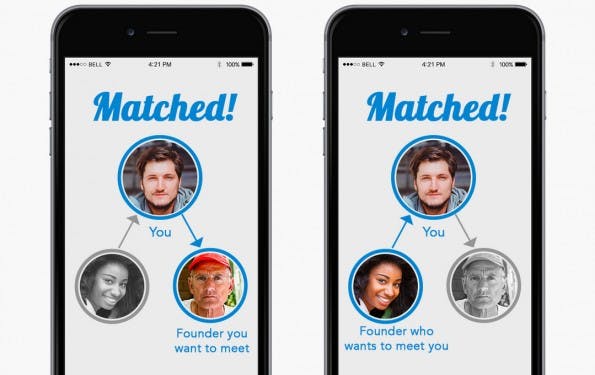 Networking-App: PIF will Menschen aus der Startup-Szene zusammenbringen. (Screenshot: PIF)