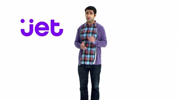 Comedian Kumail Nanjiani machte zum Start Werbung für Jet.com. (Screenshot: YouTube)