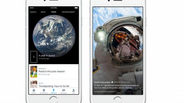Mit „Moments“ schafft Twitter einen Nachrichtenüberblick, der abonniert und geteilt werden kann. (Bild: Twitter)