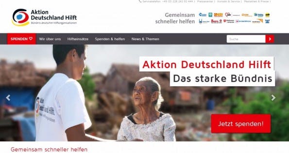 Die Gewinner-Website bei den TYPO3-Awards von Aktion Deutschland. (Screenshot: Holiday Home)