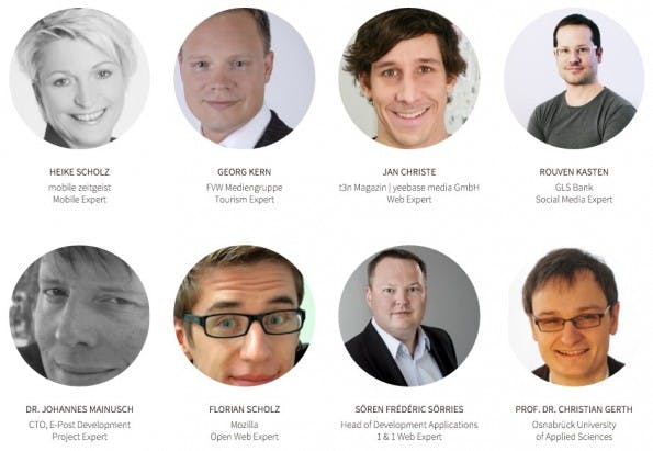Die Jury der TYPO3-Awards 2015. (Screenshot: TYPO3-Awards)