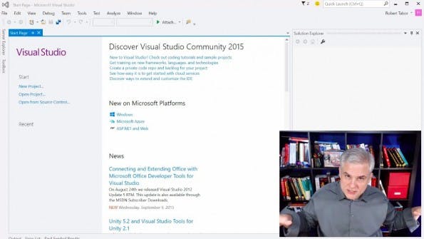 Windows-10-Apps entwickeln: Microsoft bietet kostenlosen Videokurs für Einsteiger an. (Screenshot: channel9.msdn.com)