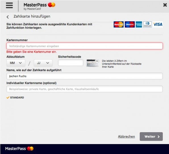 (Screenshot: Mastercard)
