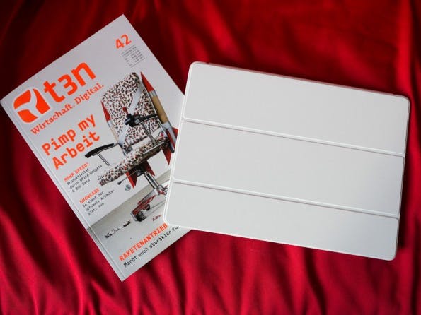 Das Smart Keyboard des iPad Pro verbirgt sich im Smart Cover. (Foto: t3n)