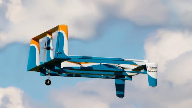 Prime Air: Amazon patentiert selbstzerstörende Drohne