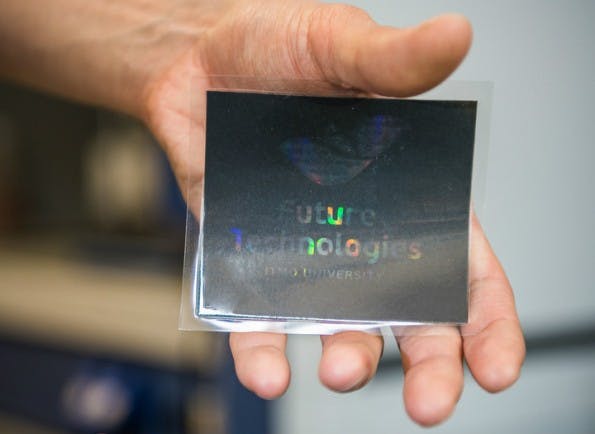 So könnten die neuartigen Hologramme aus dem Tintendrucker aussehen. (Bild: ITMO University)
