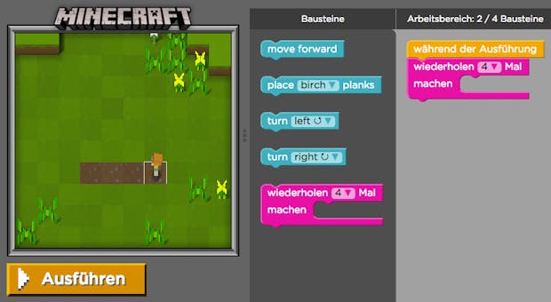 Programmieren lernen mit Minecraft: Dieses Game vermittelt erste Basics für Anfänger