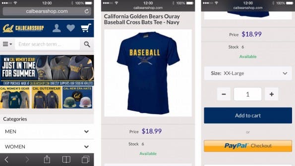 (Screenshots: Shopgate)