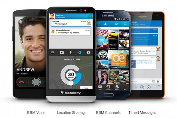 Blackberry hat mit seinem BBM 2.0 einen eigenen plattformübergreifenden Messenger im Angebot. (Bild: Blackberry)