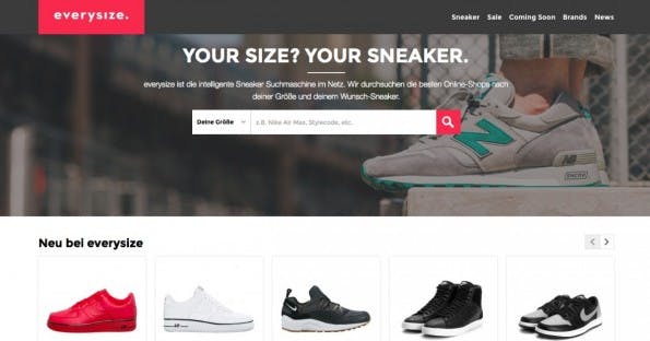 (Screenshot: Everysize)