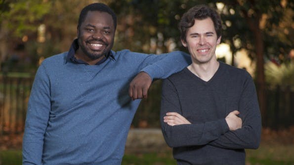 Die Gigster-Gründer Debo Olaosebikan und Roger Dickey. (Foto: Presse)