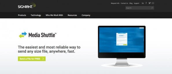 signiant media shuttle server first time install