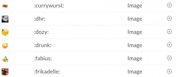 Nette Spielerei: Slack ermöglicht das Erstellen eigener Emoticons/Favicons. (Screenshot:t3n, Slack)