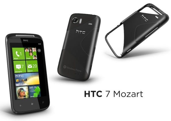 Das HTC Mozart war eines der ersten Modelle mit Windows Phone 7. (Bild: HTC)
