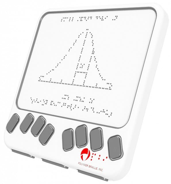 Braille-Lesegeräte der nächsten Generation können Texte mehrzeilig darstellen. (Bild: Polymer Braille)