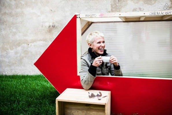 Das 1SQM-House lässt sich mobil überall in Berlin aufstellen. (Foto: Airbnb)