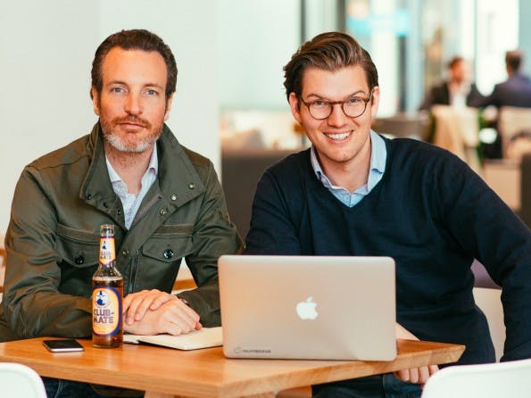 Die Number26-Gründer Maximilian Tayenthal und Valentin Stalf. (Foto: Presse)